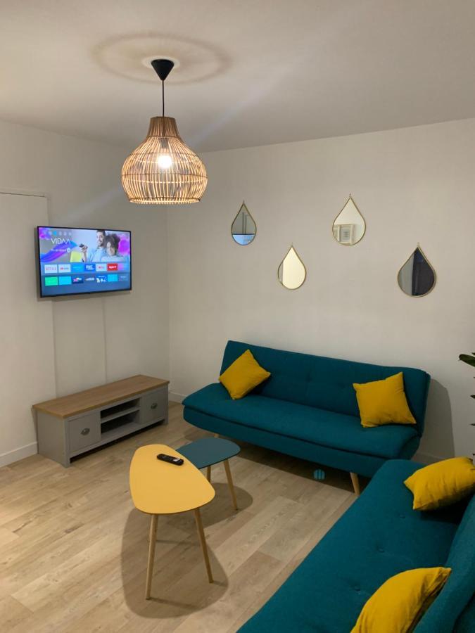 L Effet Mer 70M2 Avec 2 Chambres Doubles Avec Parking 1 Voiture Gratuit, Netflix Disney Plus Disponible Lits Faits A L Arrive Serviettes De Toilettes Fournies Dieppe Ngoại thất bức ảnh